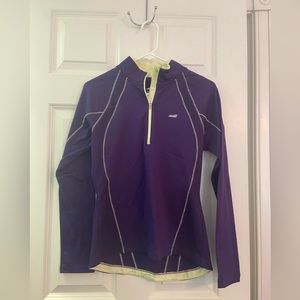 Purple Avia 3/4 zip running jacket